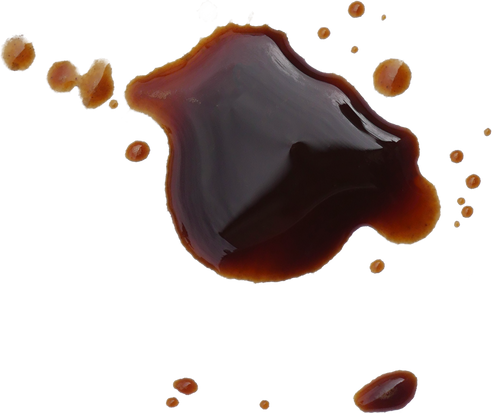 coffee  splash isolated transparency background.